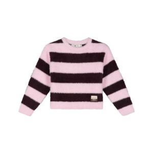Stains & Stories - Girls Pullover Wine Red