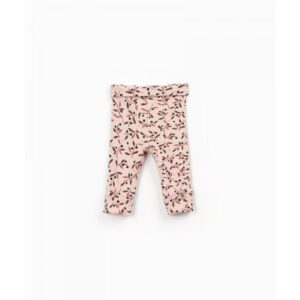PLAY UP - Printed Rib Leggings Blush