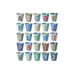 Rice - Kinderbeker Melamine Alfabet Stars