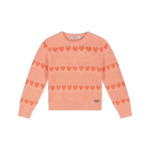 Stains & Stories - Girls Pullover Salmon
