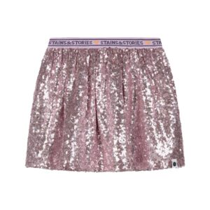 Stains & Stories - Girls Sequin Sporty Skirt