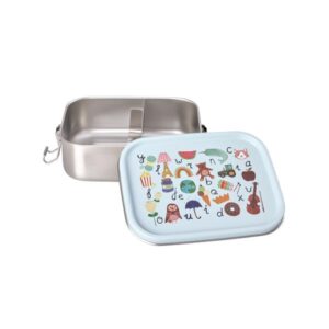 Rice - Roestvrijstalen Lunchbox ABC Blauw