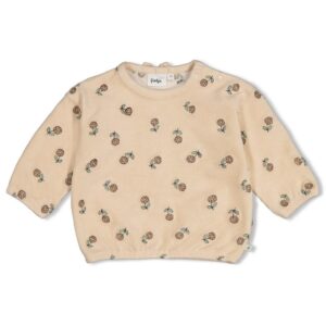 Feetje - Sweater velours Lucky Bloombird