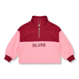 Petit Blush - Zipper Sweater Blush