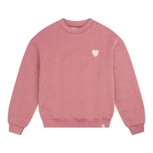 Navy Natural - Oversized sweater red violet glitter