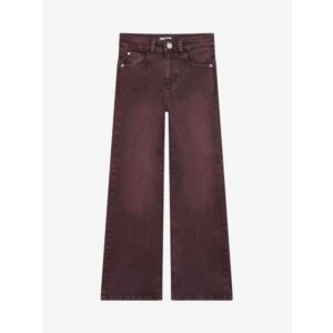 Indian Blue Jeans - Wide Fit Burgundy