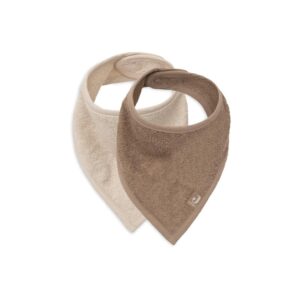 Jollein - Slab bandana sand/milky coffee - 2 stuks