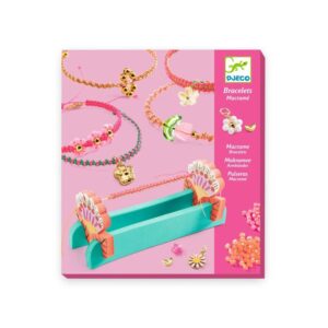 Djeco - Armbandjes maken Macramé Roze