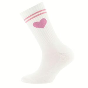 Ewers - Kindersokken Mom & Me Heart Latte