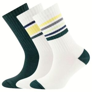 Ewers - 3-pack Tennis socks dark green