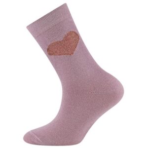 Ewers - Sokken Heart dusty mauve