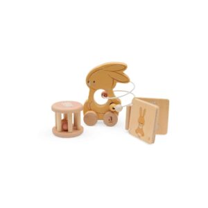 Jollein - Houten giftset Bunny Luz roze