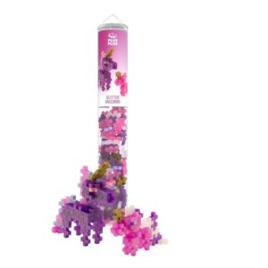 Plus-Plus - Tube Glitter Unicorns 100 stuks
