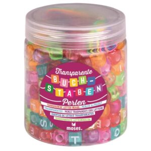 Moses - Transparante letterkralen 200 pcs