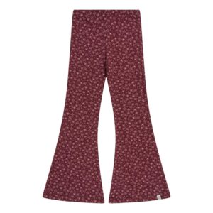 Navy Natural - Be flared burgundy leopard flower