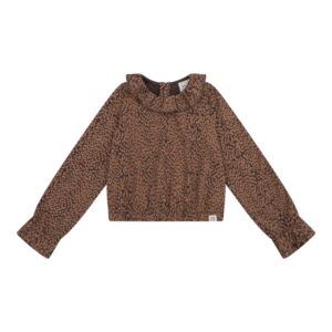 Navy Natural - Pippa top leopard brown
