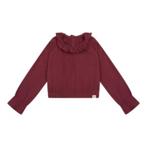 Navy Natural - Pippa top burgundy jersey