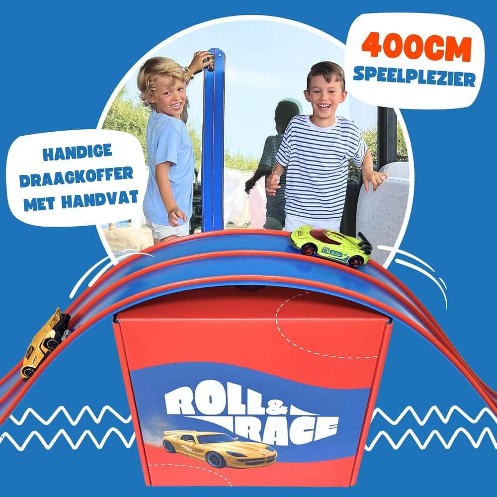 Roll & Race - Flexible Car Track - Afbeelding 3