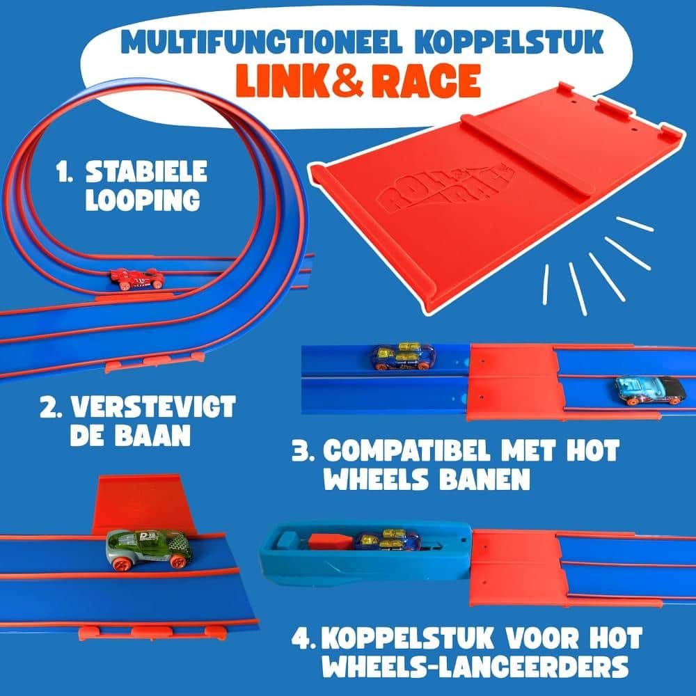 Roll & Race - Flexible Car Track - Afbeelding 4